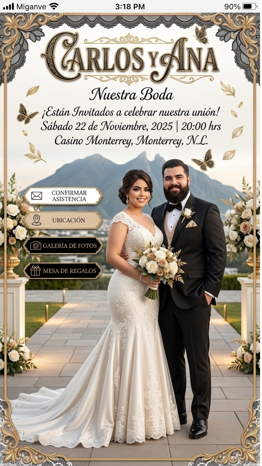Invitación Boda